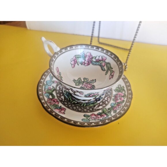 Coalport Indian Tree Tea Cup & Saucer Set 1950's - Picture 5 of 12